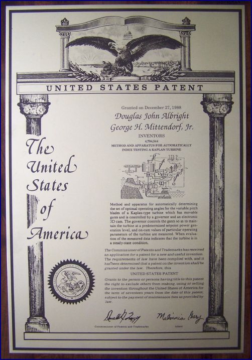 Patent Plaque